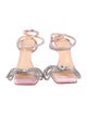 Mach & Mach Satin Bow Accents Sandals