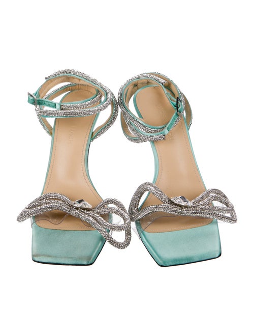 Mach & Mach Satin Sandals