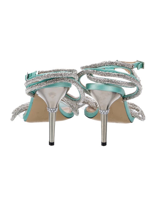 Mach & Mach Satin Sandals
