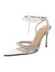 Mach & Mach PVC Crystal Embellishments Slingback Pumps