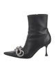 Mach & Mach Leather Bow Accents Boots