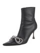 Mach & Mach Leather Bow Accents Boots