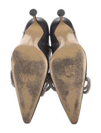 Mach & Mach Leather Bow Accents Boots