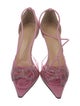 Mach & Mach PVC Crystal Embellishments D'Orsay Pumps