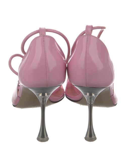 Mach & Mach PVC Crystal Embellishments D'Orsay Pumps