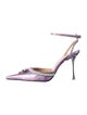 Mach & Mach Patent Leather Slingback Pumps