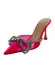 Mach & Mach PVC Bow Accents Mules