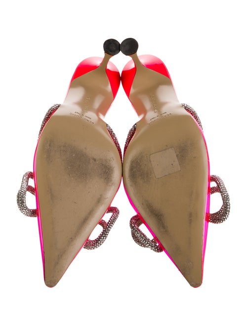 Mach & Mach PVC Bow Accents Mules