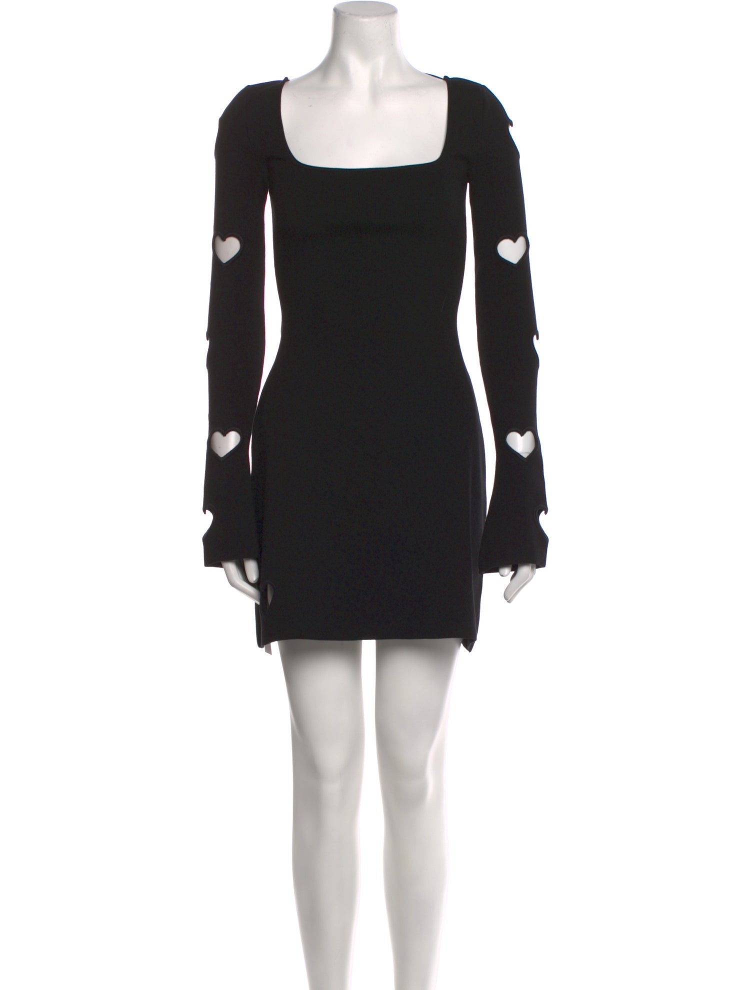 Mach & Mach Square Neckline Mini Dress