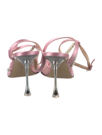 Mach & Mach Lace Bow Accents D'Orsay Pumps