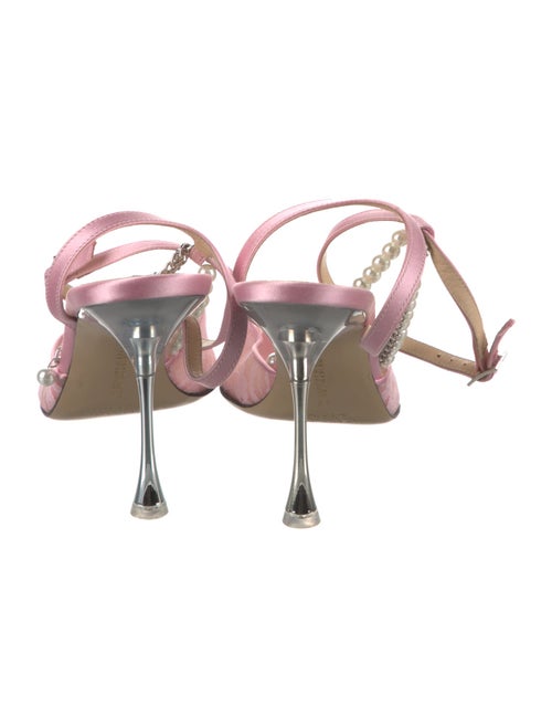 Mach & Mach Lace Bow Accents D'Orsay Pumps