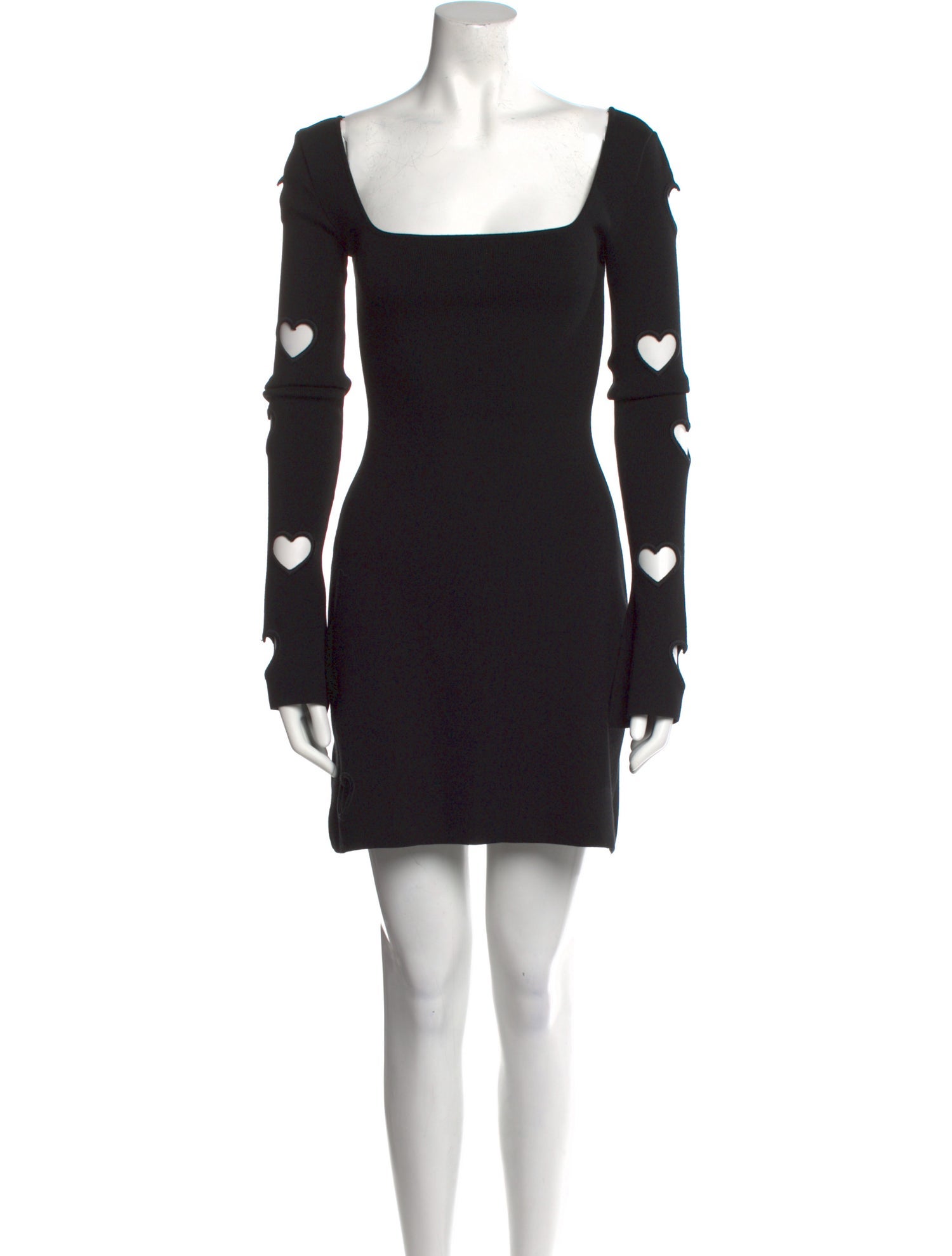 Mach & Mach Square Neckline Mini Dress