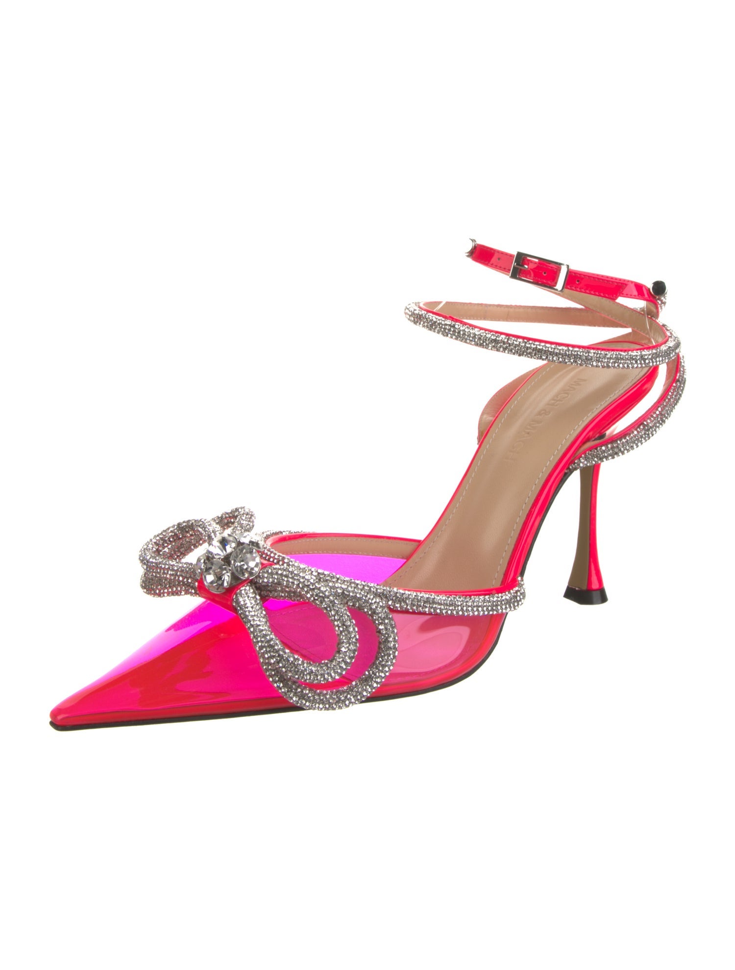 Mach & Mach Crystal Crystal Embellishments Mules