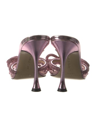 Mach & Mach PVC Bow Accents Mules