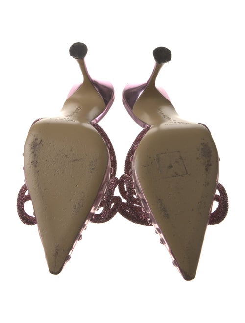 Mach & Mach PVC Bow Accents Mules