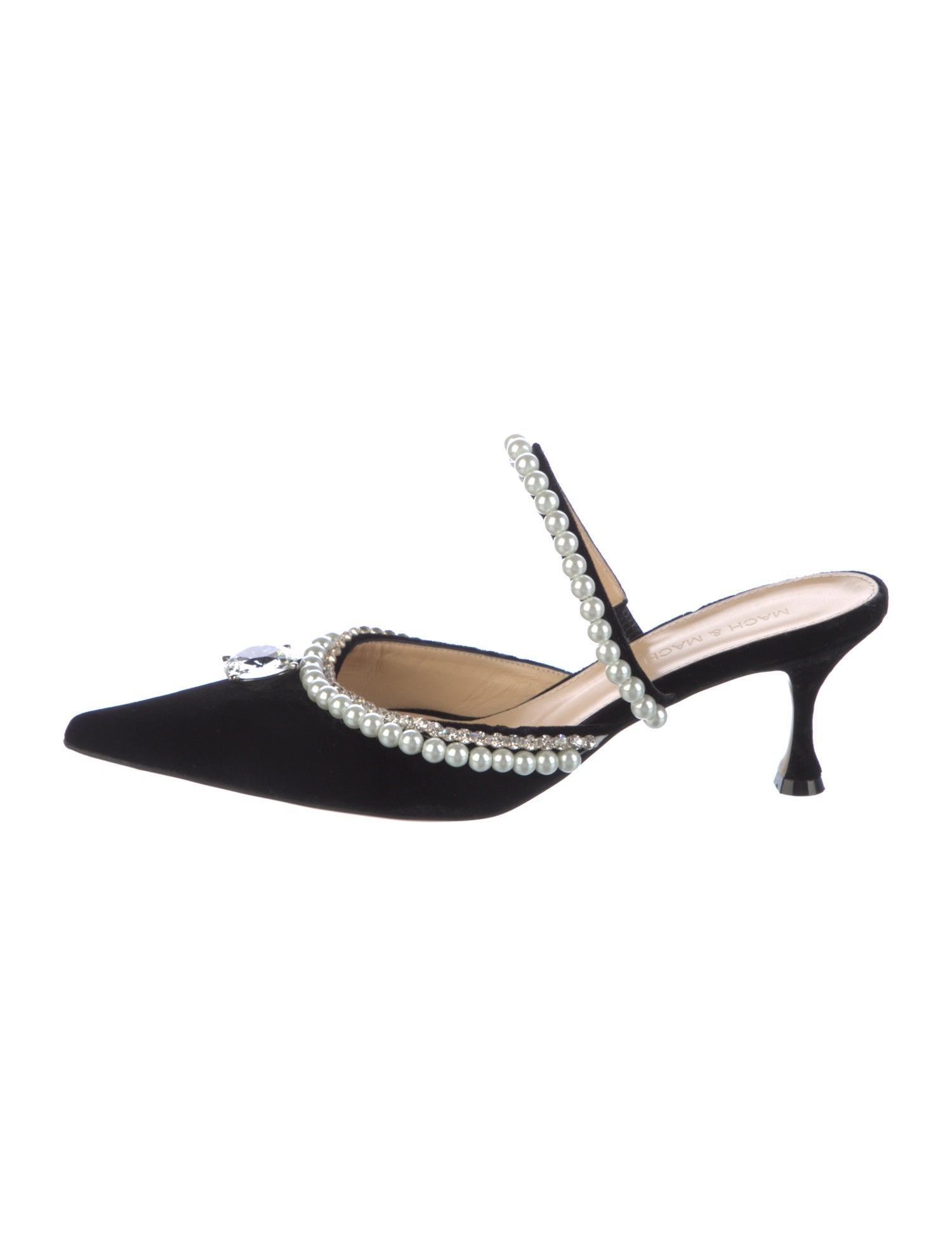 Mach & Mach Velvet Mules