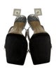 Mach & Mach Patent Leather Crystal Embellishments Slides