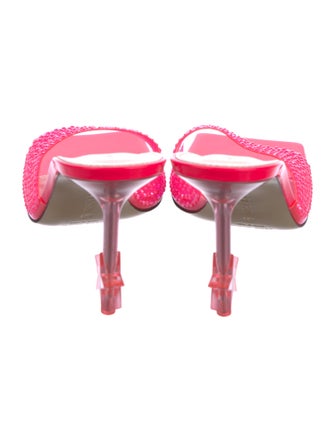 Mach & Mach PVC Crystal Embellishments Slides