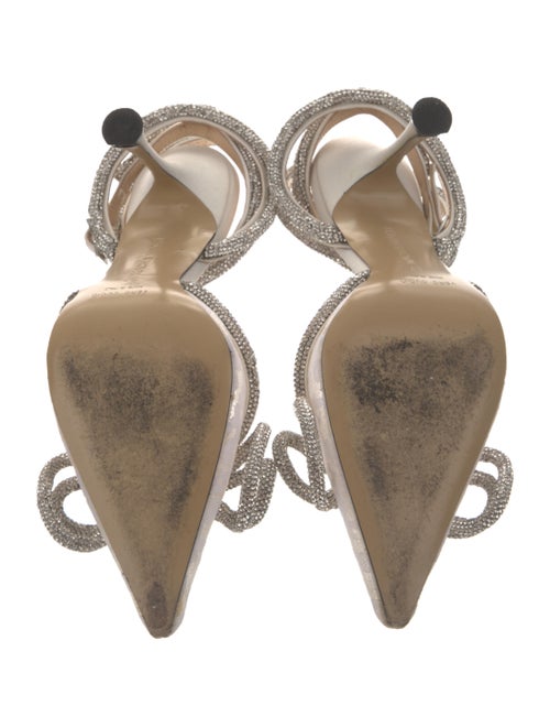 Mach & Mach Lace Bow Accents D'Orsay Pumps