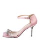 Mach & Mach Satin Sandals