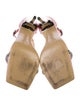 Mach & Mach Satin Sandals