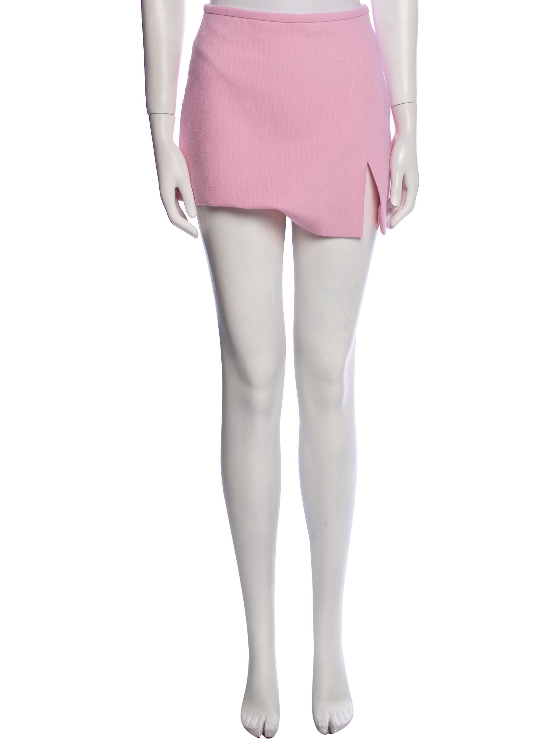 Mach & Mach Wool Mini Skirt