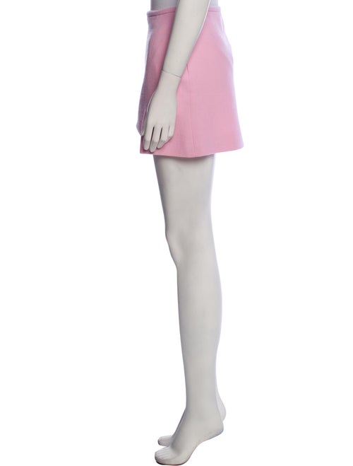 Mach & Mach Wool Mini Skirt