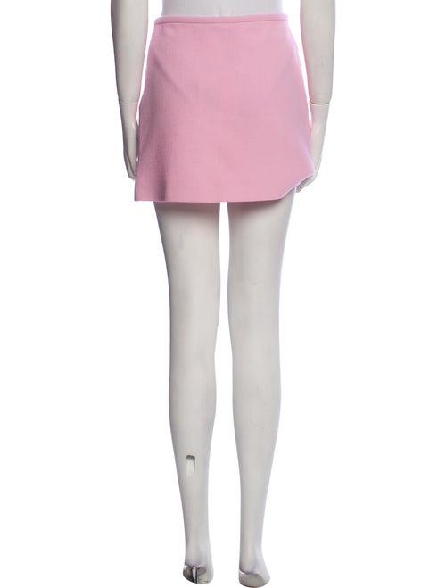 Mach & Mach Wool Mini Skirt