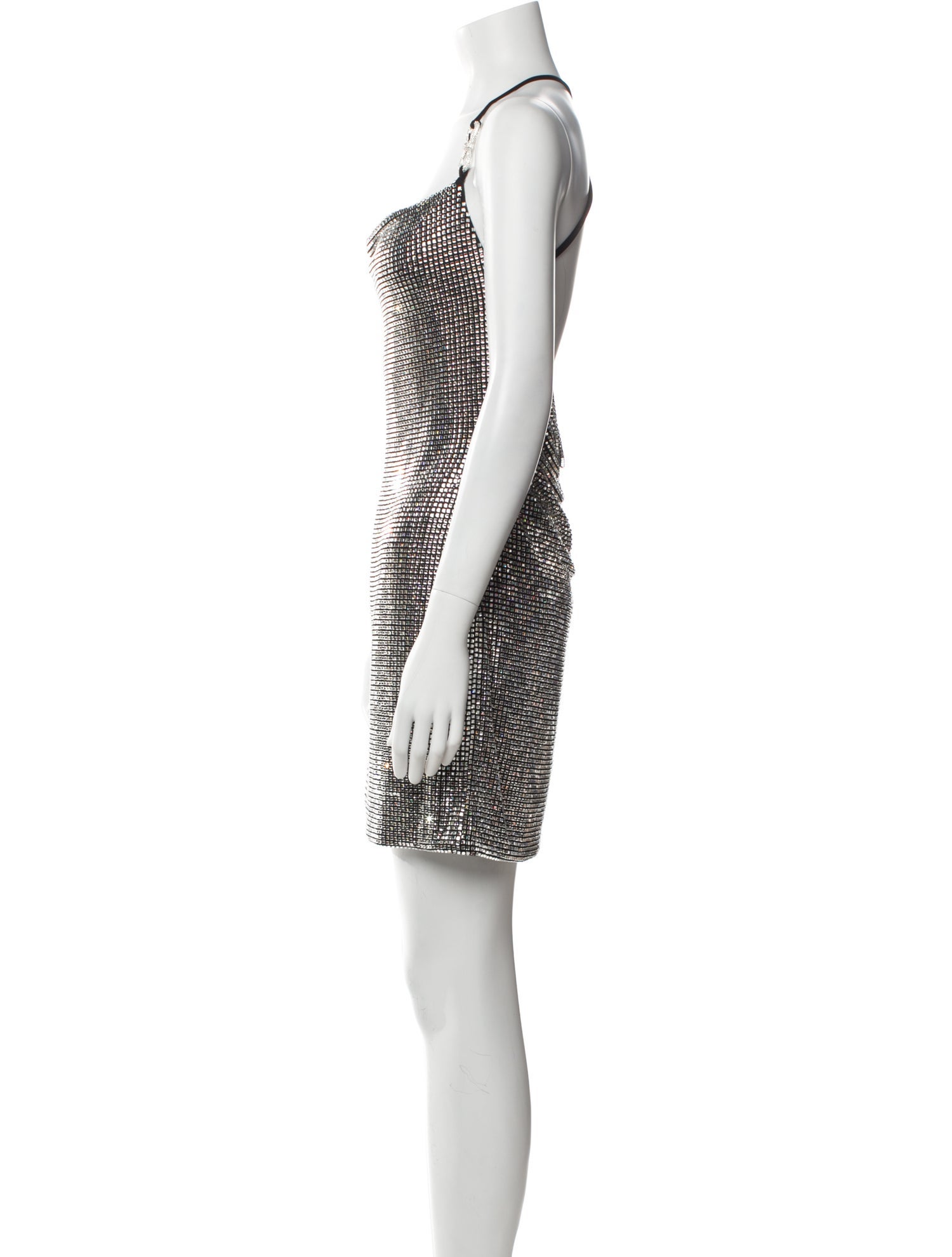 Mach & Mach Silk Mini Dress