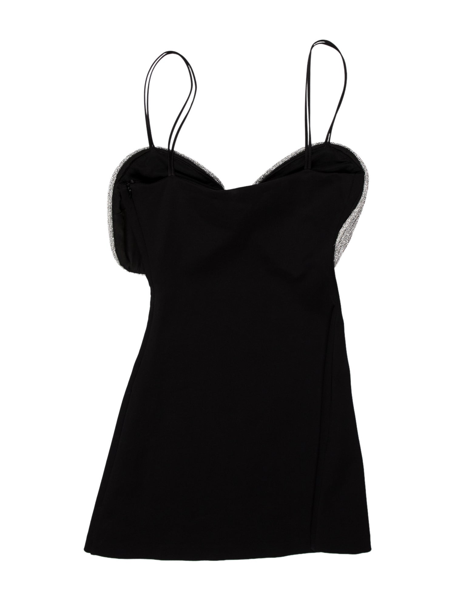 Mach & Mach Square Neckline Mini Dress