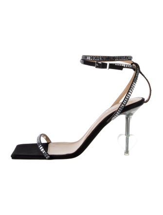 Mach & Mach Satin Sandals