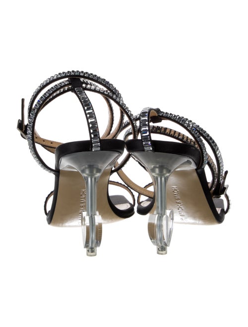 Mach & Mach Satin Sandals