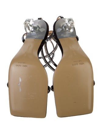 Mach & Mach Satin Sandals