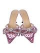 Mach & Mach PVC Polka Dot Print Mules