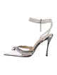 Mach & Mach PVC Crystal Embellishments D'Orsay Pumps