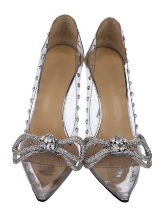 Mach & Mach PVC Bow Accents Pumps