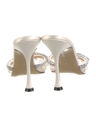 Mach & Mach Faux Pearl Accents PVC Mules