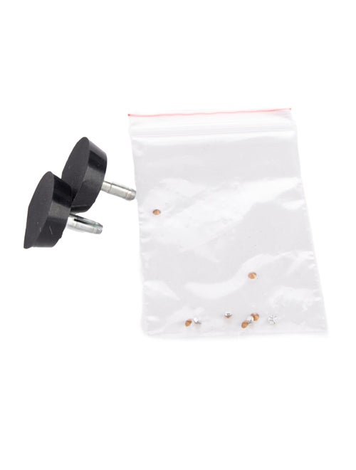 Mach & Mach PVC Crystal Embellishments Slingback Pumps