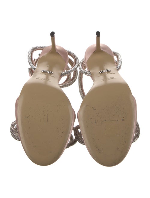 Mach & Mach Satin Bow Accents Slingback Pumps