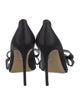 Mach & Mach Satin Bow Accents Pumps
