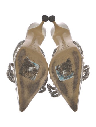 Mach & Mach PVC Bow Accents Mules