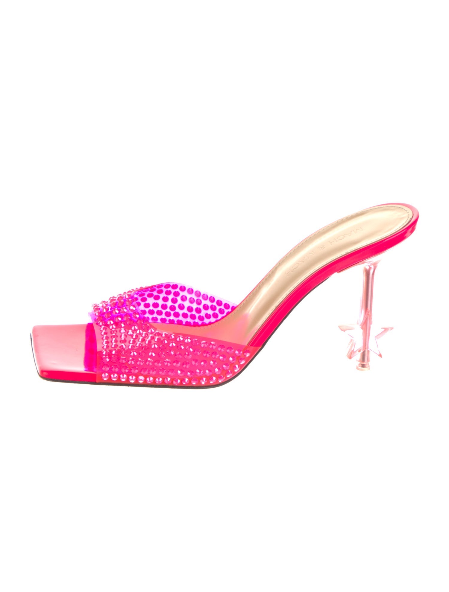 Mach & Mach PVC Crystal Embellishments Slides
