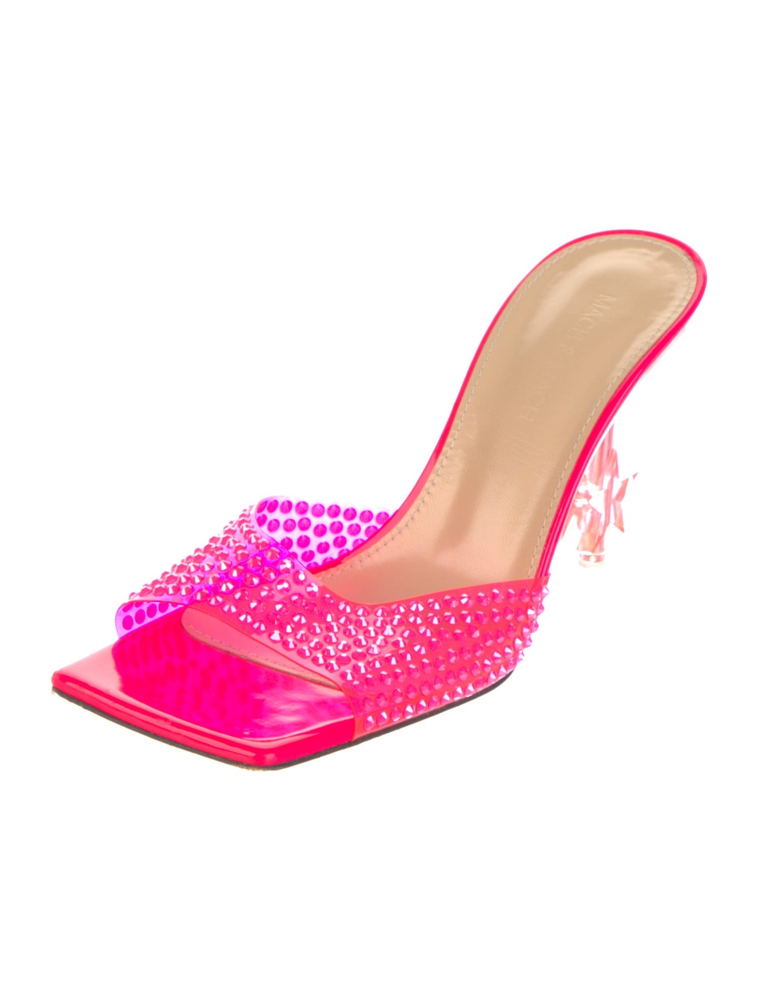 Mach & Mach PVC Crystal Embellishments Slides