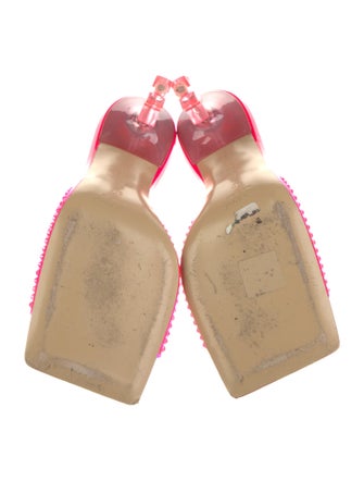 Mach & Mach PVC Crystal Embellishments Slides