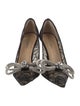 Mach & Mach Lace Lace Pattern Pumps