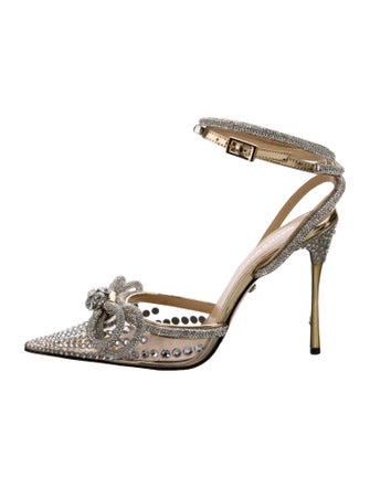 Mach & Mach PVC Bow Accents Sandals