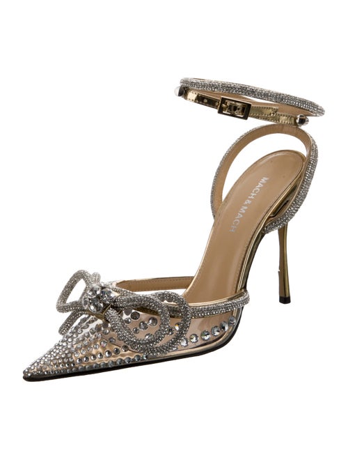 Mach & Mach PVC Bow Accents Sandals