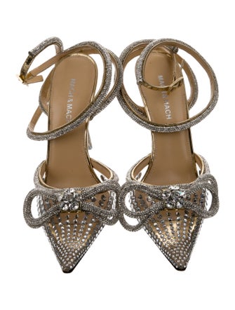Mach & Mach PVC Bow Accents Sandals