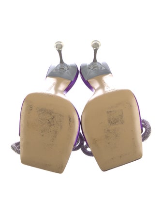 Mach & Mach Patent Leather Bow Accents Slides