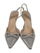 Mach & Mach Glitter Glitter Accents Slingback Pumps